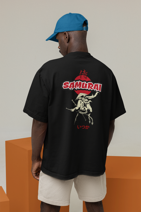 Samurai - Unisex Premium Cotton Oversized Tee - MutantCobra