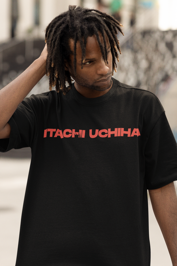 Itachi Uchiha - Unisex Premium Cotton Oversized Tee - MutantCobra
